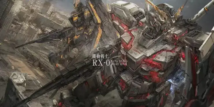 RX-0独角兽高达pixiv插画图片