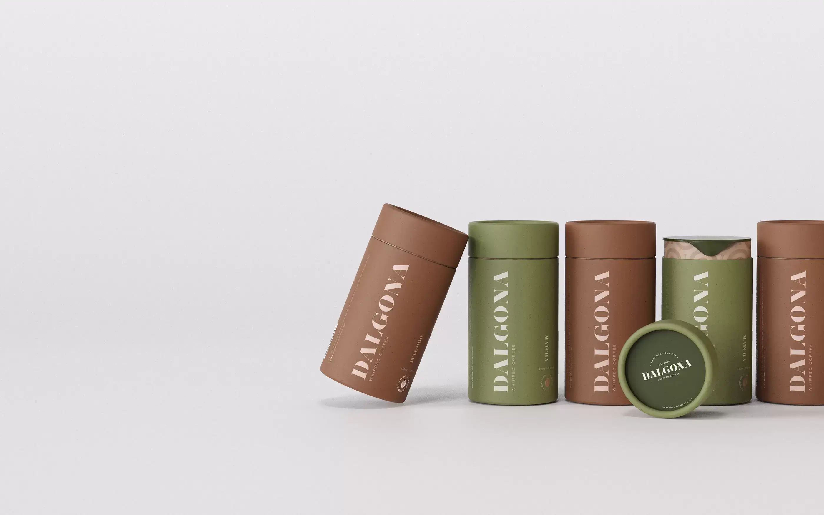 饮料咖啡品牌图形包装渲染设计[12P]