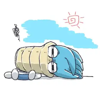 关都#0138漩涡宝可梦，菊石兽(オムナイト)插画图片