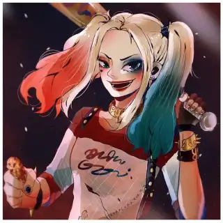 DC漫画旗下反英雄，小丑女哈莉·奎茵pixiv插画图片