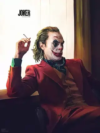 Joker亚瑟·弗莱克pixiv插画图片