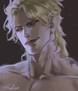 《JOJO的奇妙冒险》迪奥·布兰度插画壁纸图片