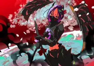 游戏《Fate/Samurai Remnant》丑御前插画壁纸图片