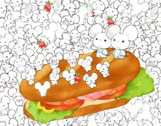 关都#925家族宝可梦，一家鼠(イッカネズミ)插画图片