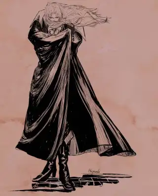 角色扮演类游戏《恶魔城（Castlevania）》阿鲁卡多插画壁纸图片