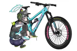 春天到了，买台自行车去春游吧，超美的自行车插画壁纸图片