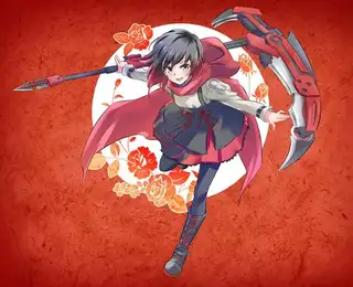 美国网络动画《RWBY》露比·罗丝插画壁纸图片